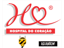 Tablet Screenshot of hospitaldocoracao-se.com.br